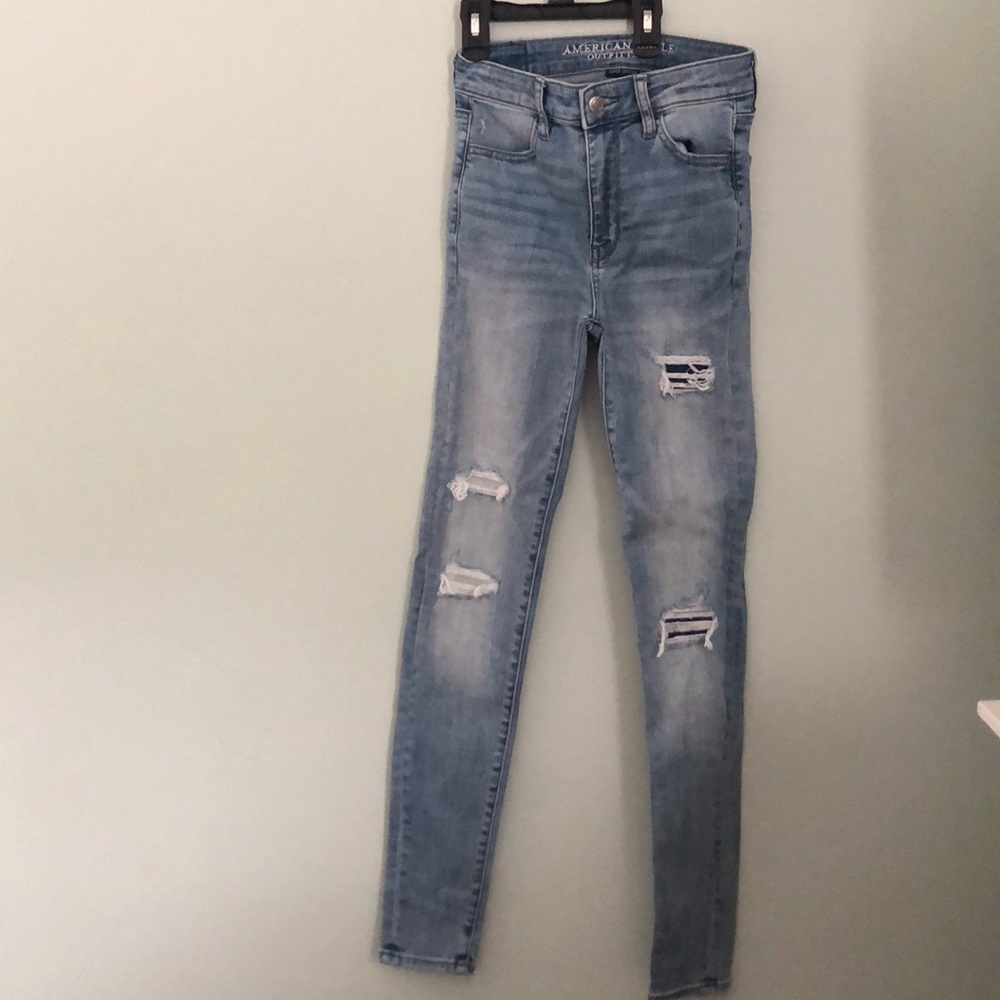 American Eagle skinny jeans (stretch) size 0